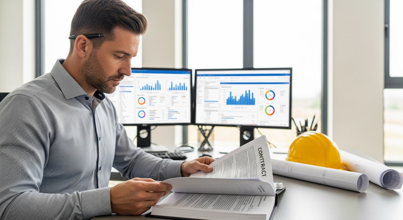KI-gestützte Vertragsprüfung: Risiken im Bauvertrag automatisiert erkennen